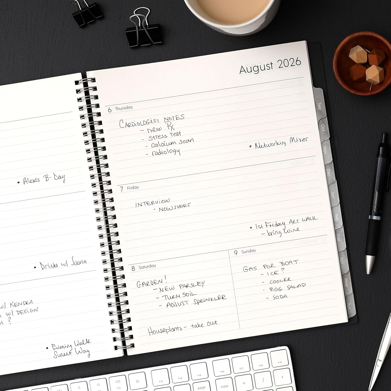 Blue Sky 2026 Weekly/Monthly Planner