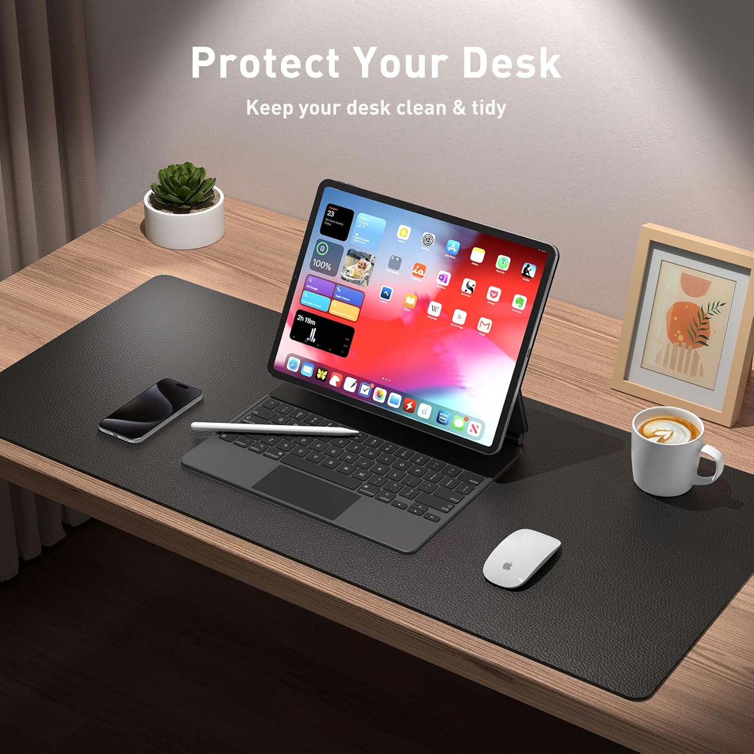 Aothia PU Leather Desk Pad