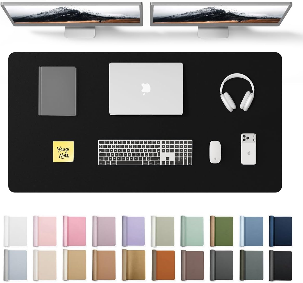 YSAGi Leather Desk Pad Protector